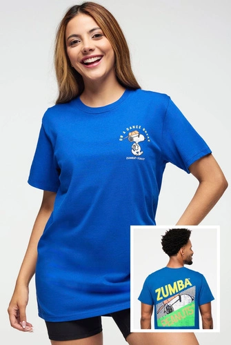 T-shirt niebieski Zumba X Peanuts