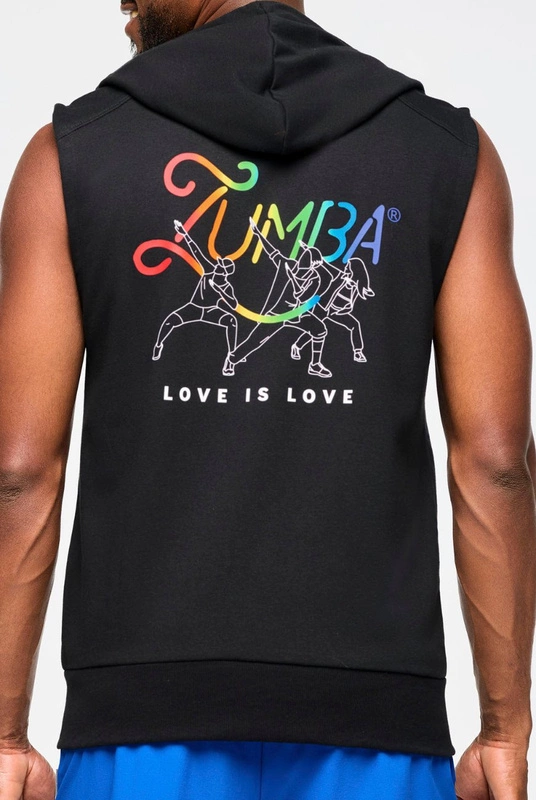 Bezrękawnik z kapturem Zumba