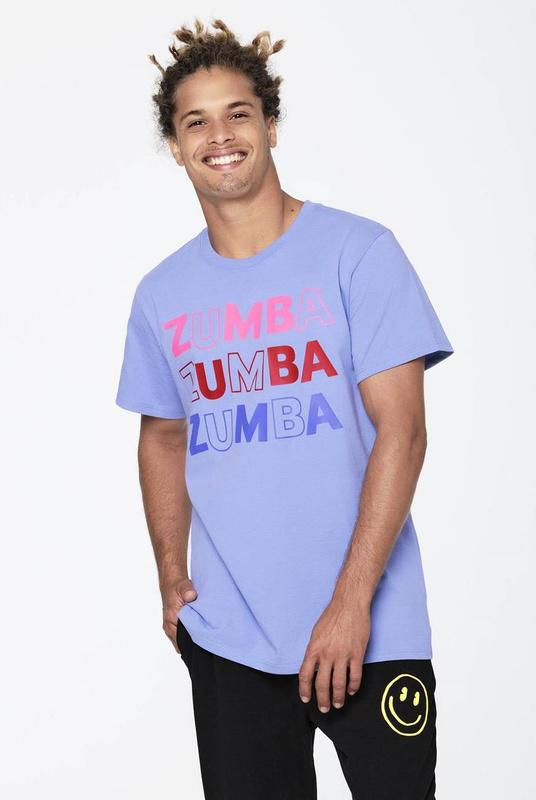 Koszulka z krótkim rękawem fioletowa Zumba Bold