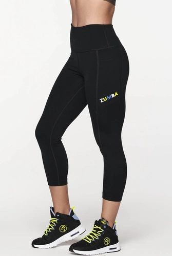 Legginsy 3/4 z wysokim stanem Zumba Forever