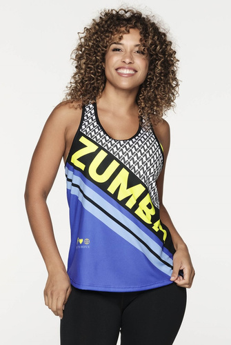 Koszulka sportowa fioletowa Zumba Move Loose